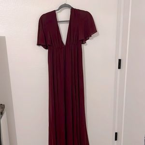 Show me your mumu Faye maxi bridesmaids dress